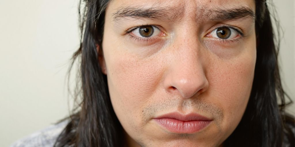 Client regrette son achat, visage déçu.