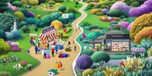 Des chemins visuels menant à des produits variés.