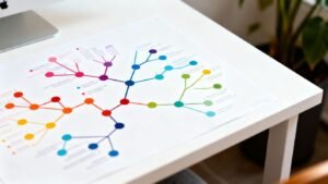 Exemple de carte mentale avec 5 templates gratuits