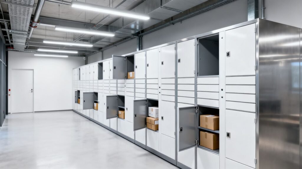 Consignes de livraison modernes et efficaces.