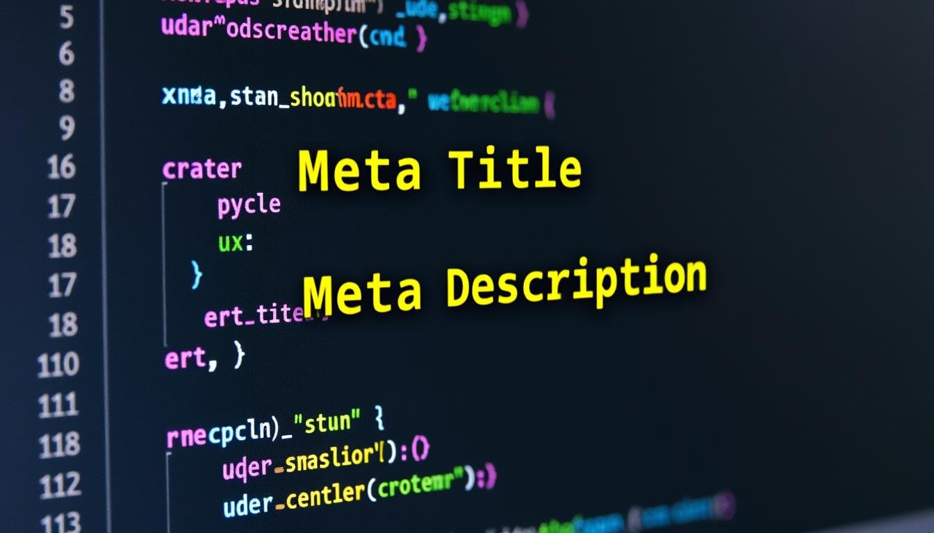apprenez à optimiser vos métadonnées seo et balises pour améliorer le référencement de votre site web et augmenter votre visibilité en ligne.